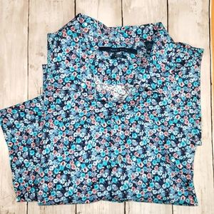 Perry Ellis Men's Short Sleeve XL Floral Shirt